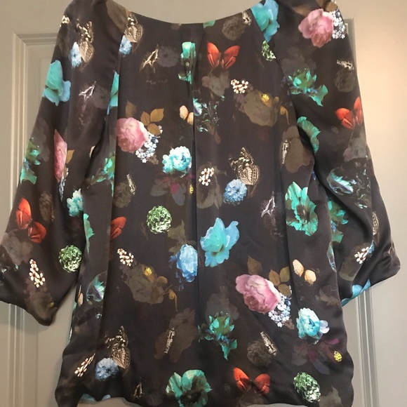 Club Monaco Floral Patterned Blouse - Picture 2 of 3